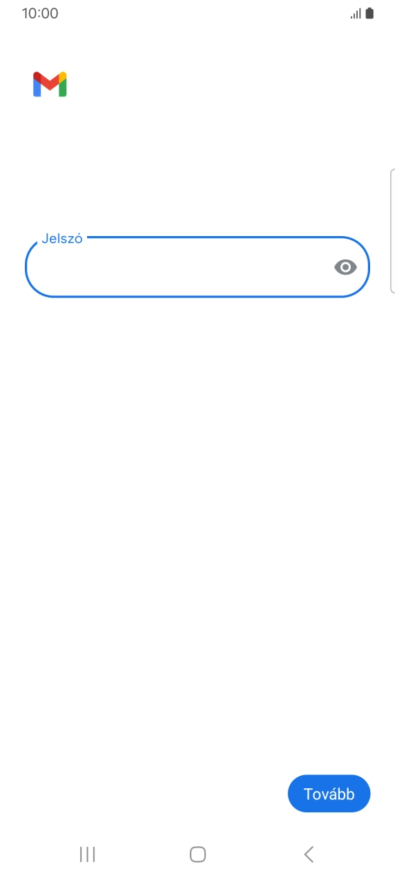 Válaszd a Tovább lehetőséget.