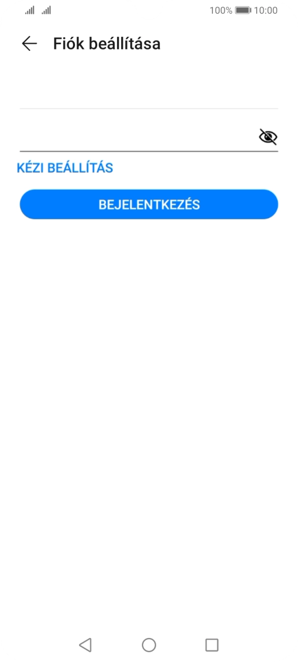 Válaszd a BEJELENTKEZÉS lehetőséget.