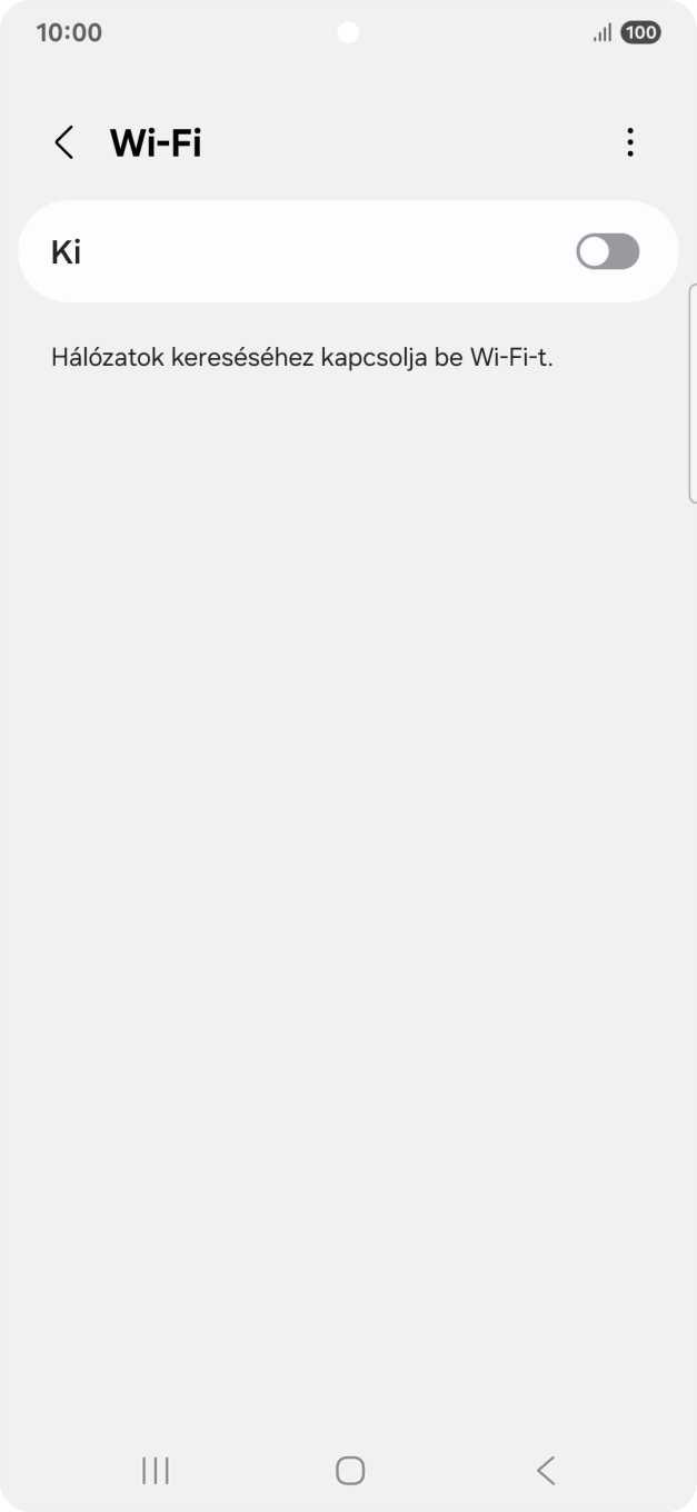 Kattints a csúszkára a funkció bekapcsolásához.