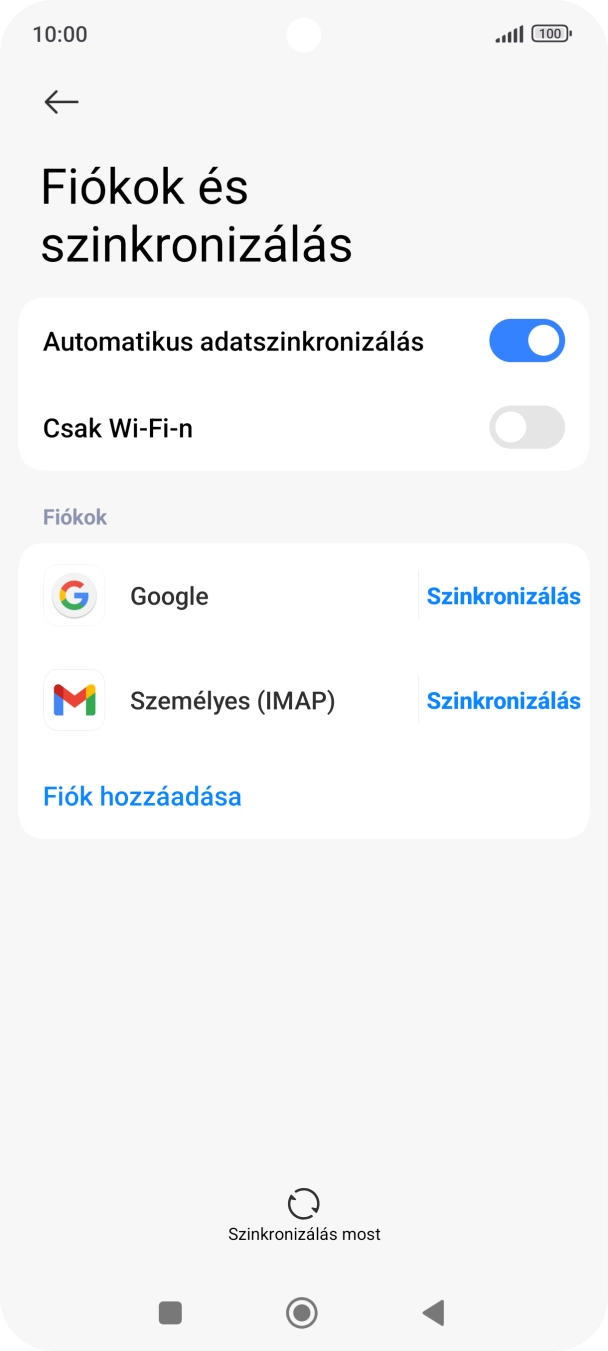 A befejezéshez, és ahhoz, hogy visszatérhess a főképernyőhöz, nyomd meg a főgombot.