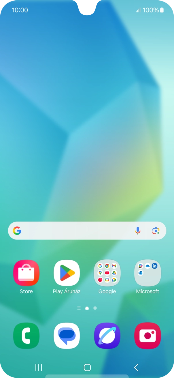 Húzd két ujjad lefelé a képernyő tetejéről. Húzd két ujjad lefelé a képernyő tetejéről.