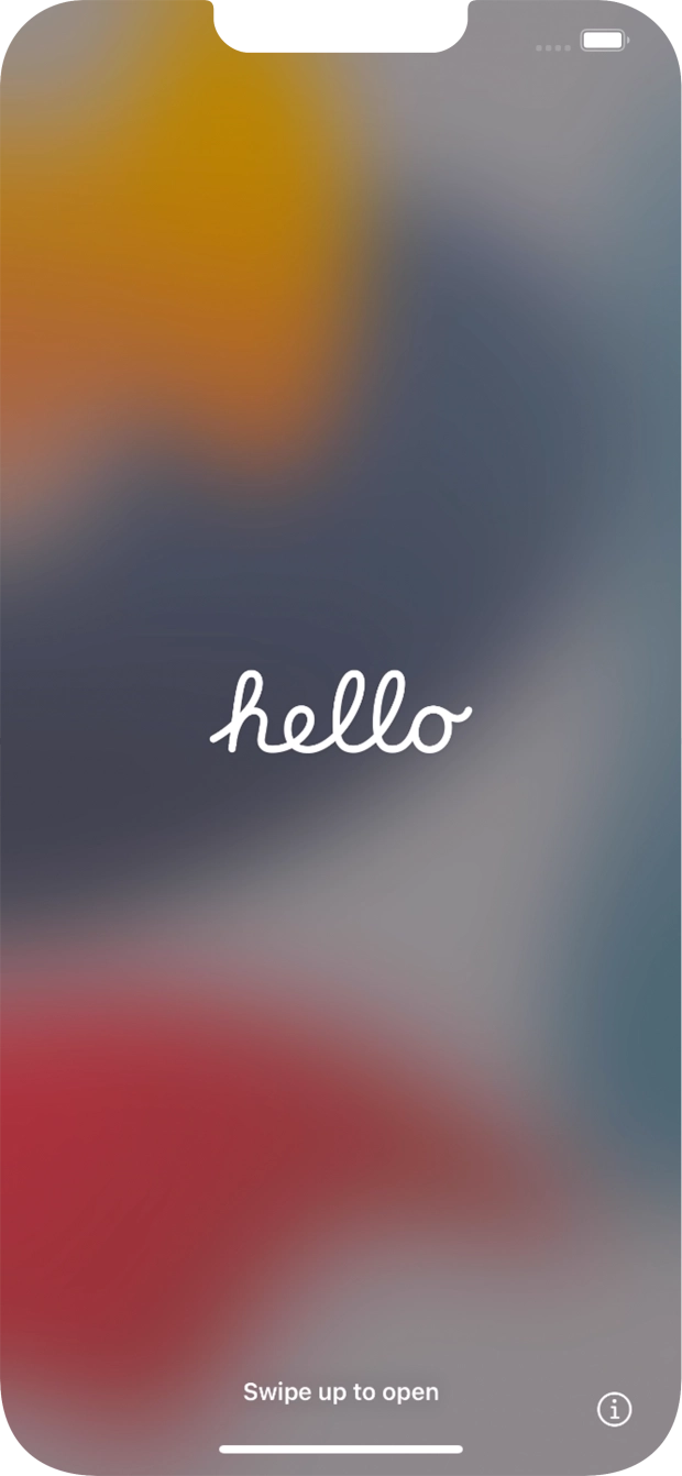 Húzd az ujjad felfelé a kijelző aljáról.