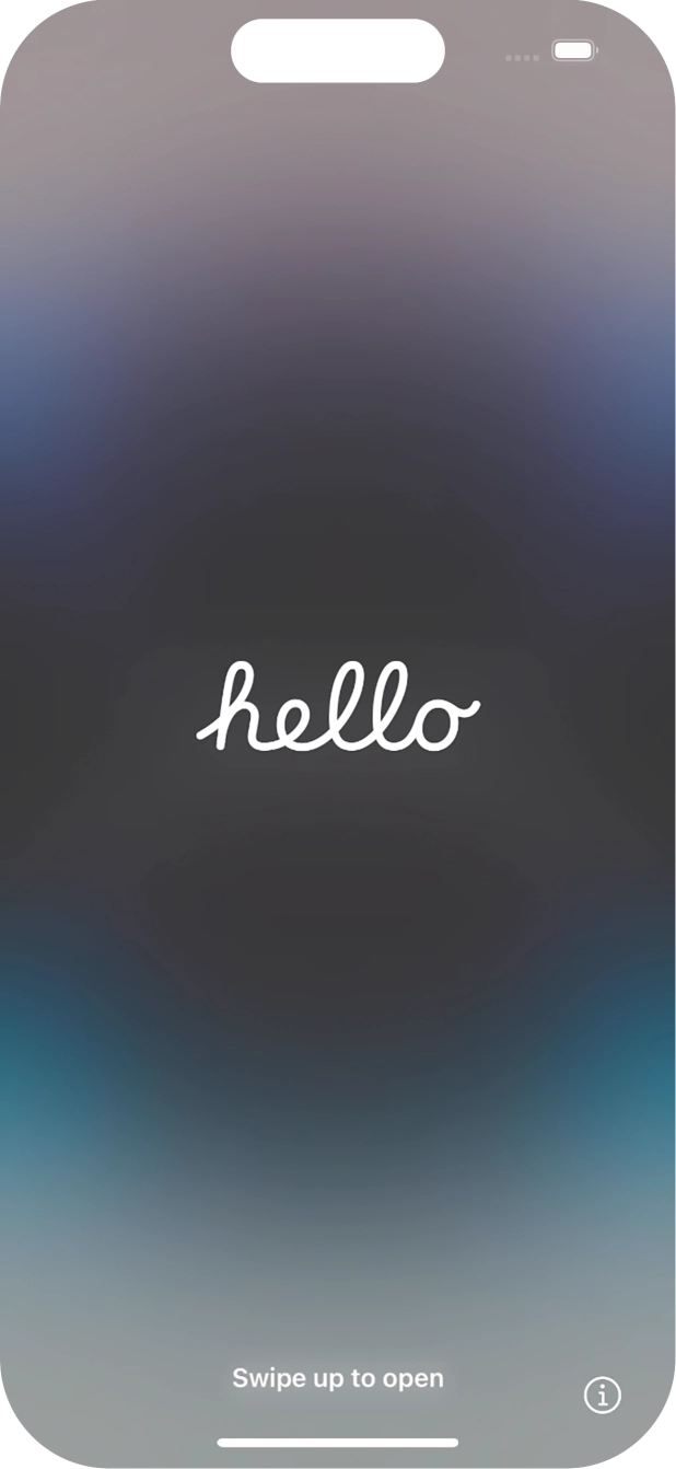 Húzd az ujjad felfelé a kijelző aljáról. Húzd az ujjad felfelé a kijelző aljáról.