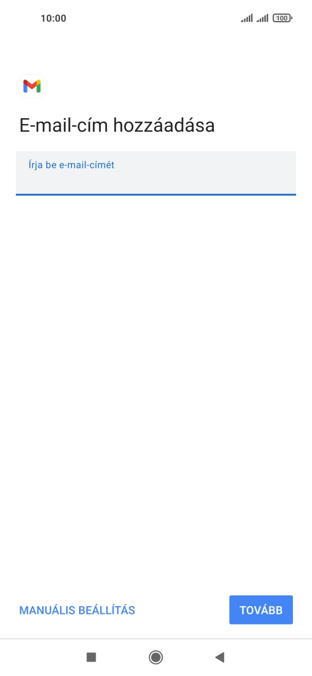 Válaszd az TOVÁBB lehetőséget.