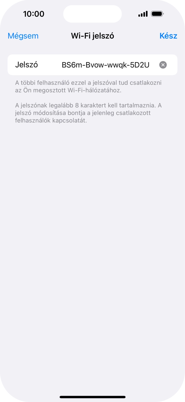 Válaszd a Kész lehetőséget.