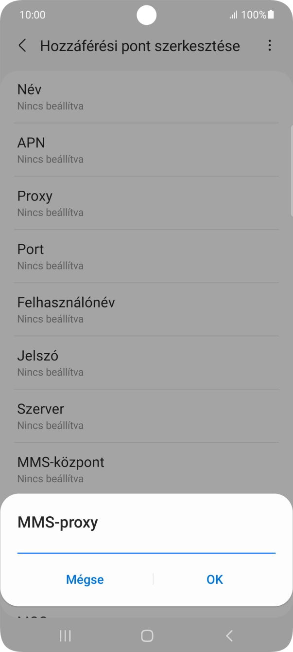 Írd be azt, hogy 80.244.097.002, és válaszd az OK lehetőséget.