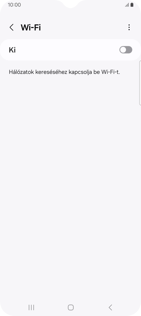 Kattints a csúszkára a funkció bekapcsolásához.