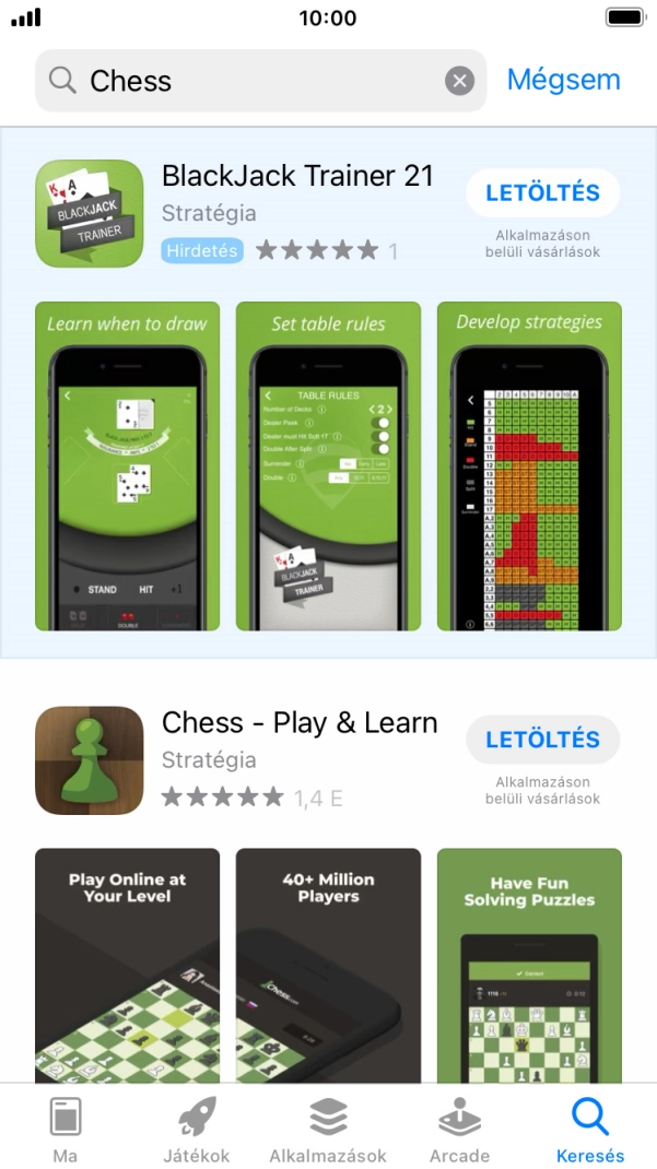 Kattints a kívánt alkalmazásra.