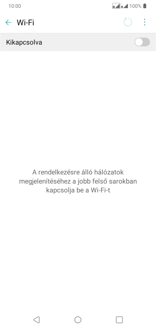 Kattints a csúszkára a funkció bekapcsolásához.