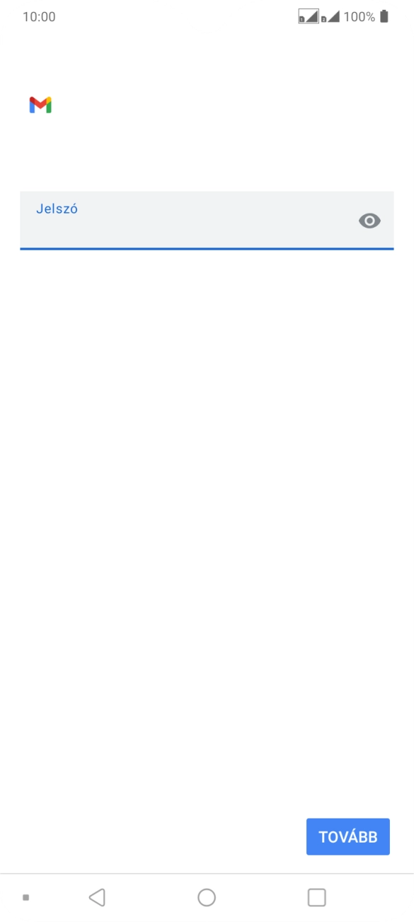 Válaszd a TOVÁBB lehetőséget.