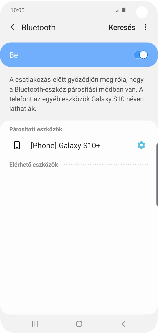 A befejezéshez, és ahhoz, hogy visszatérhess a főképernyőhöz, nyomd meg a főgombot.