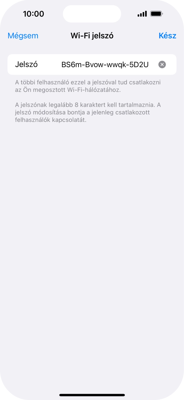 Válaszd a Kész lehetőséget.