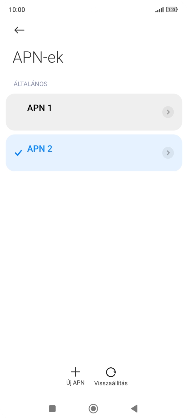 A befejezéshez, és ahhoz, hogy visszatérhess a főképernyőhöz, nyomd meg a főgombot.