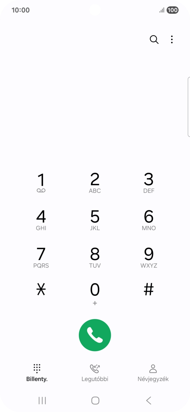 Kattints a menü ikonra. Kattints a menü ikonra.
