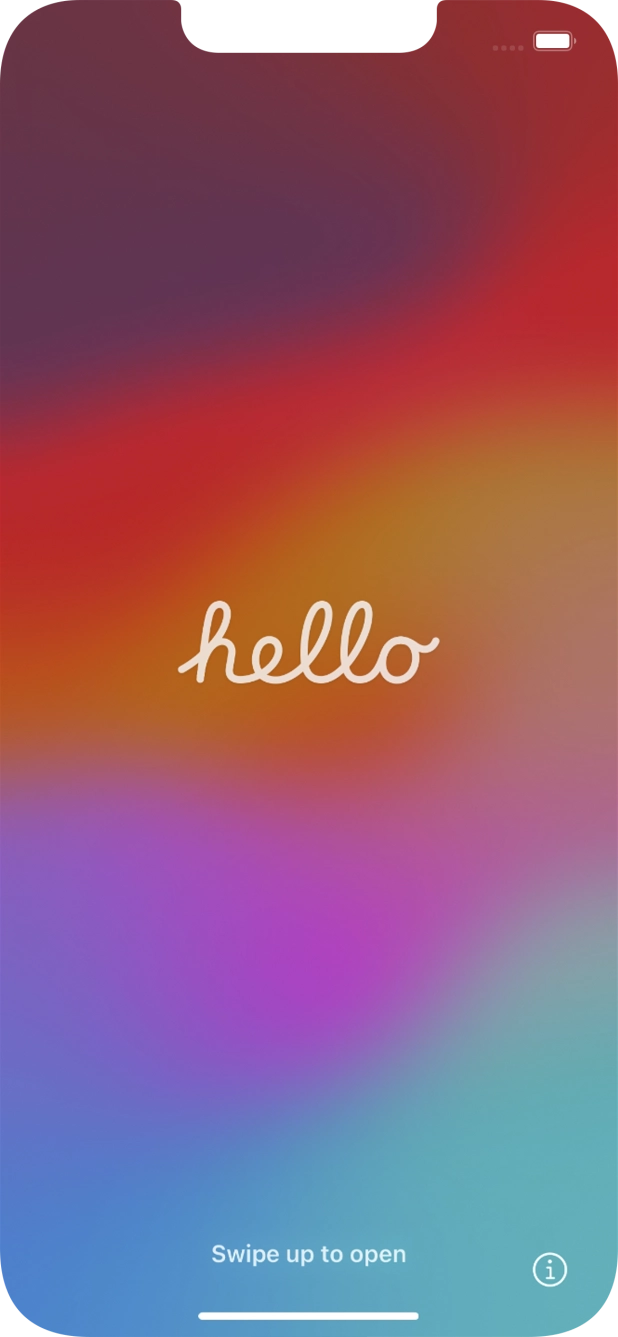 Húzd az ujjad felfelé a kijelző aljáról. Húzd az ujjad felfelé a kijelző aljáról.