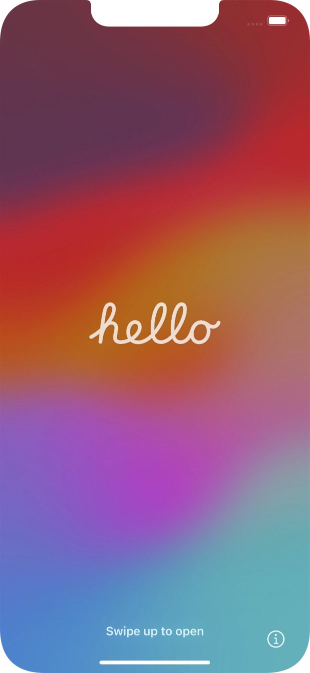 Húzd az ujjad felfelé a kijelző aljáról. Húzd az ujjad felfelé a kijelző aljáról.