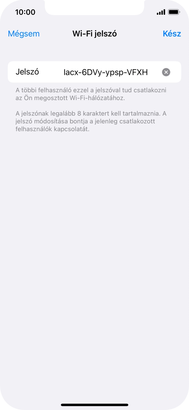 Válaszd a Kész lehetőséget.