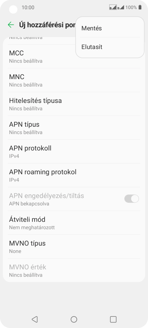 Válaszd a Mentés lehetőséget. Válaszd a Mentés lehetőséget.