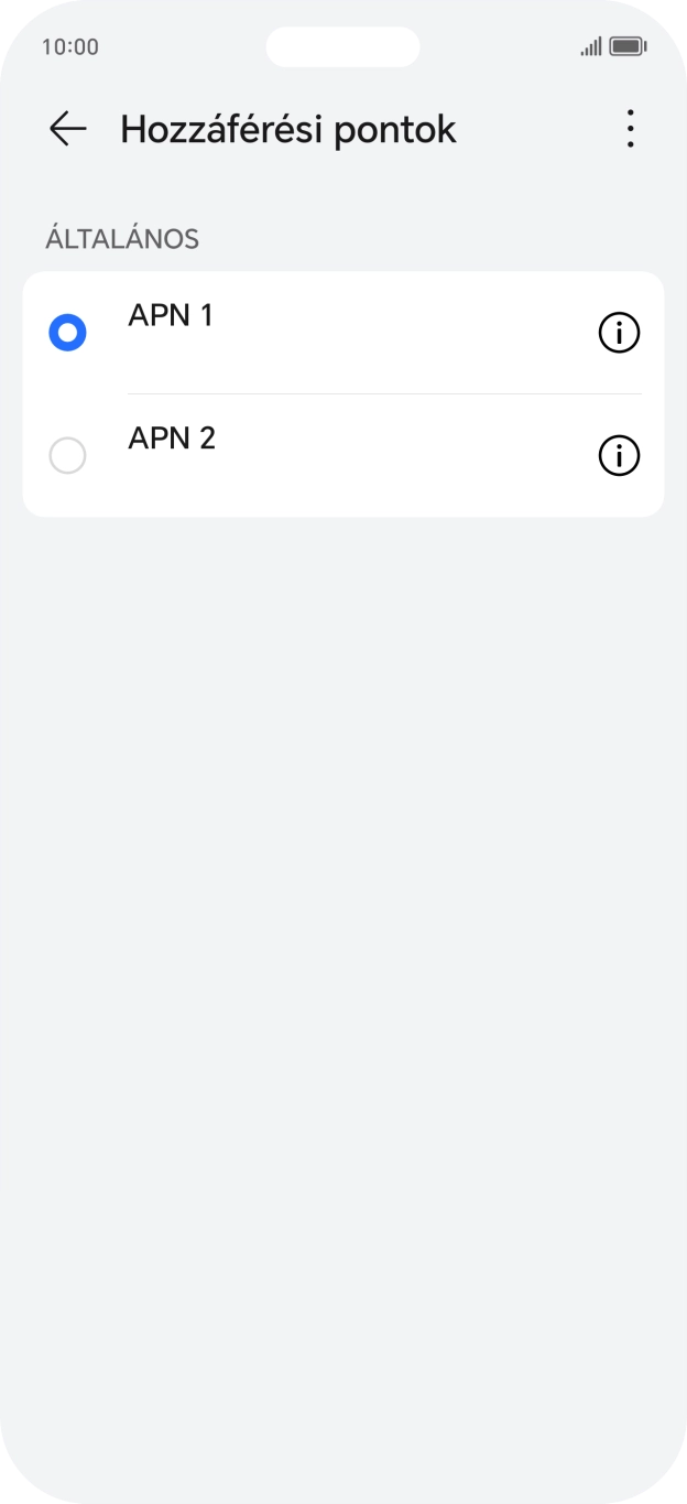 Kattints a kívánt adatkapcsolat melletti mezőre, hogy aktiváld azt. Kattints a kívánt adatkapcsolat melletti mezőre, hogy aktiváld azt.