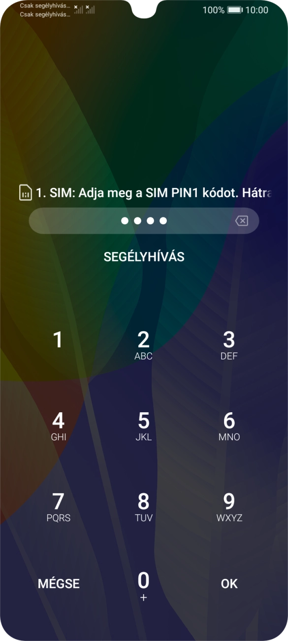 Amennyiben a telefon kéri, írd be a PIN-kódodat, és válaszd az OK lehetőséget.