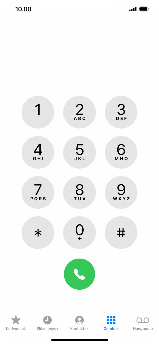 Válaszd a Gombok lehetőséget. Válaszd a Gombok lehetőséget.
