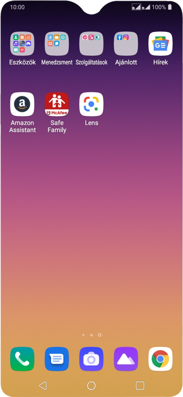 Válaszd az Eszközök lehetőséget. Válaszd az Eszközök lehetőséget.