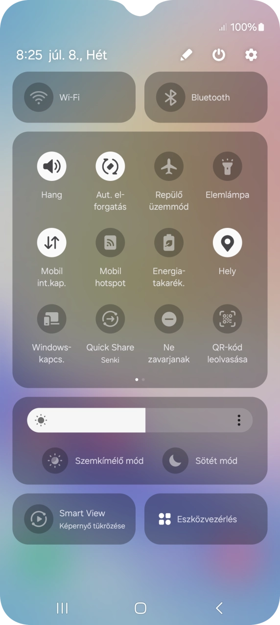 Kattints a beállítások ikonra.