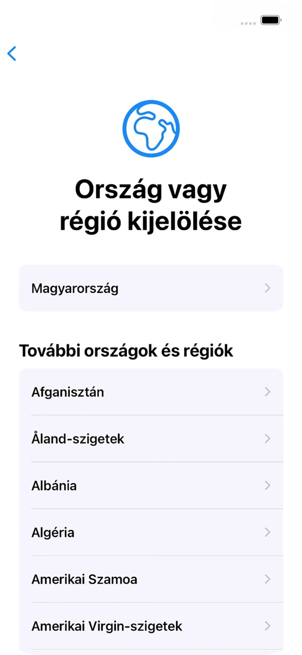 Válaszd ki a kívánt országot vagy régiót. Válaszd ki a kívánt országot vagy régiót.