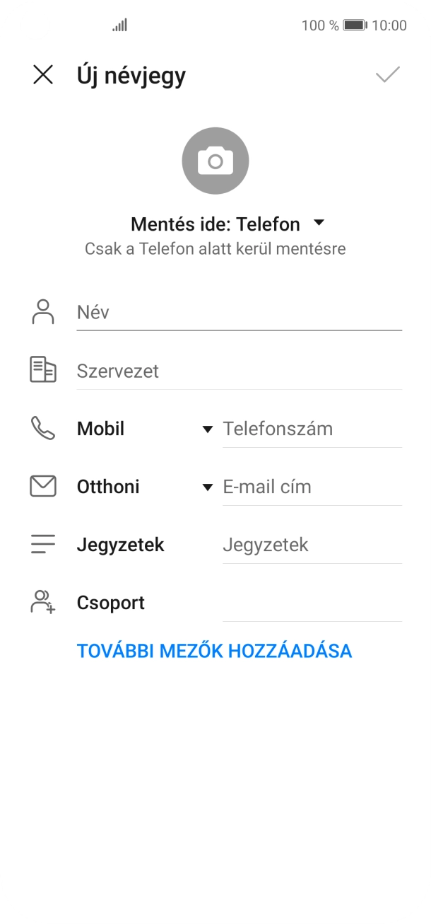 Nyisd le a névjegyzéknél legördülő menüt.