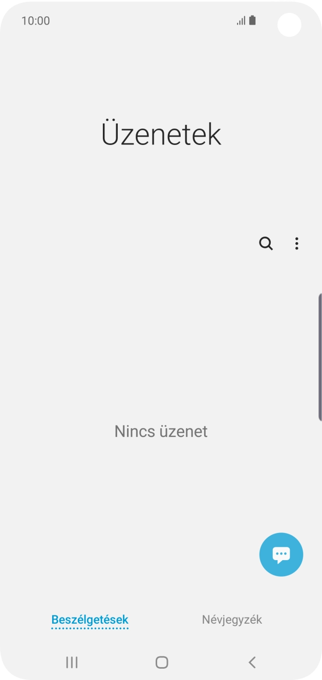Kattints a menü ikonra.