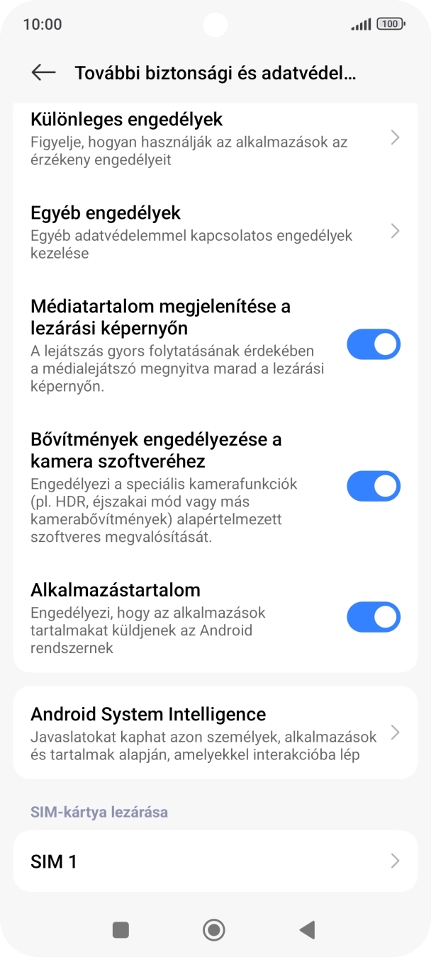 Válaszd a SIM-kártya nevét.