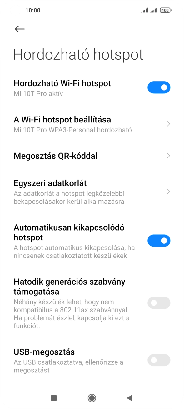 A befejezéshez, és ahhoz, hogy visszatérhess a főképernyőhöz, nyomd meg a főgombot.