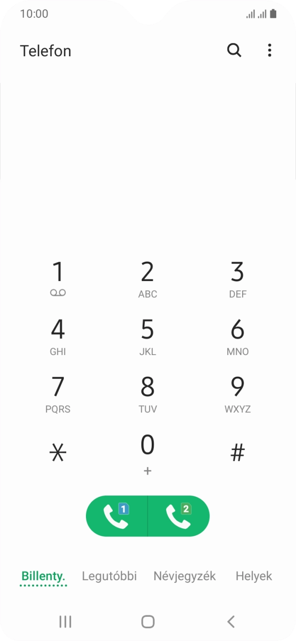 Kattints a menü ikonra. Kattints a menü ikonra.