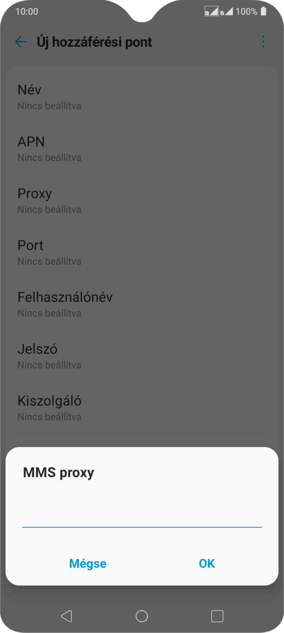 Írd be azt, hogy 80.244.097.002, és válaszd az OK lehetőséget.