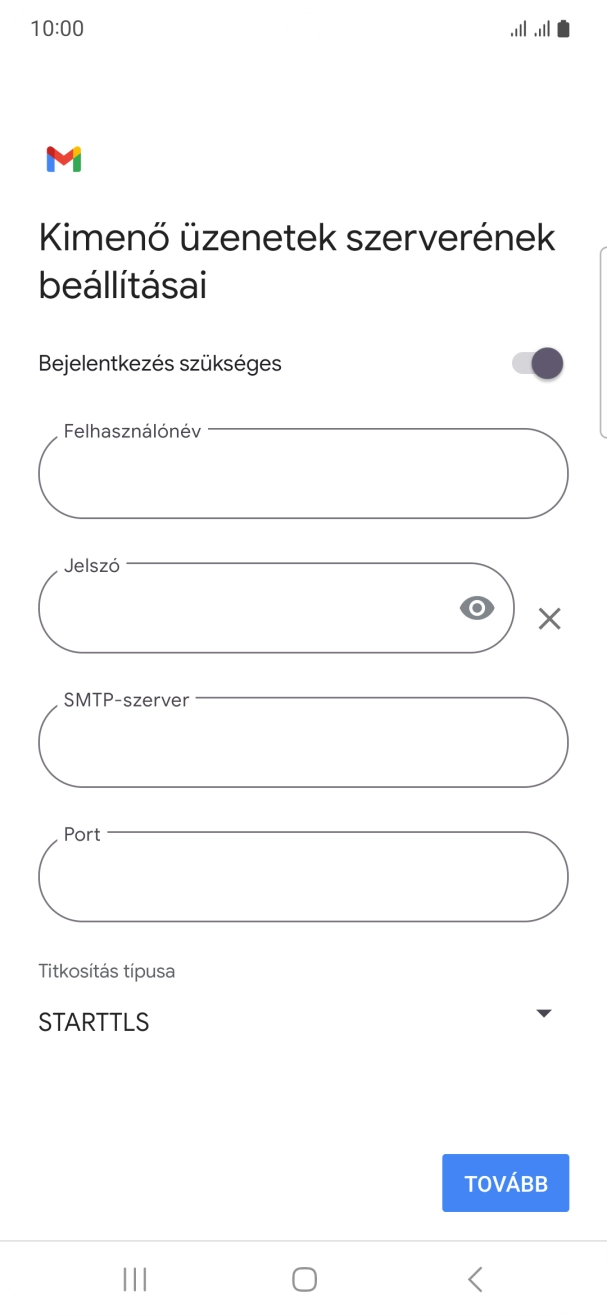 Kattints a „Bejelentkezés szükséges” melletti csúszkára a funkció bekapcsolásához.