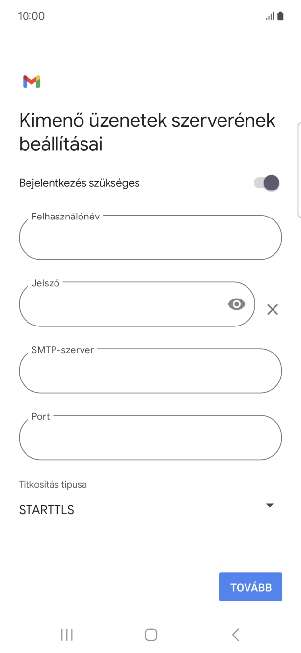 Kattints a „Bejelentkezés szükséges” melletti csúszkára a funkció bekapcsolásához.