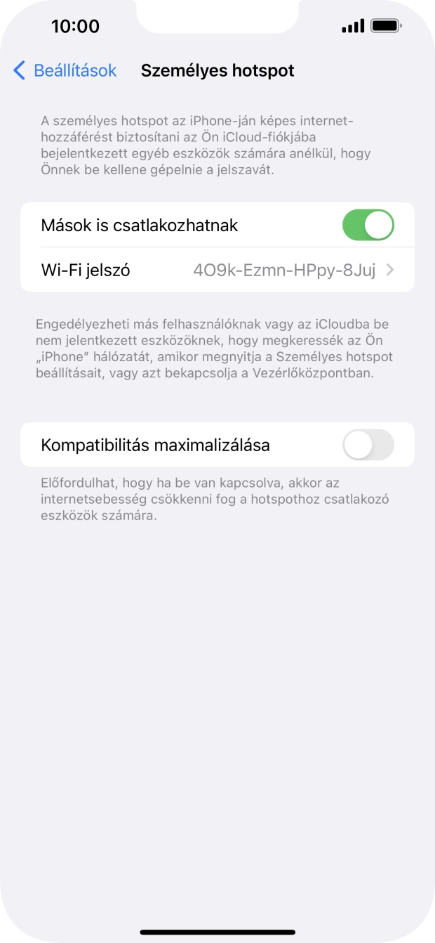 Húzd az ujjad felfelé a kijelző aljáról, hogy visszatérj a kezdőképernyőhöz.