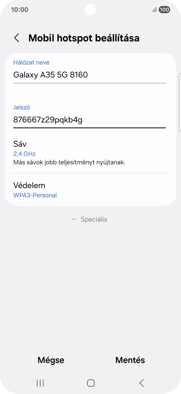 Válaszd a Mentés lehetőséget. Válaszd a Mentés lehetőséget.