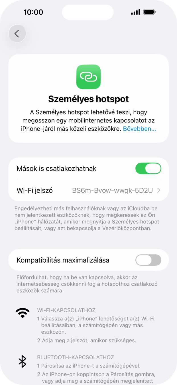 Húzd az ujjad felfelé a kijelző aljáról, hogy visszatérj a kezdőképernyőhöz.