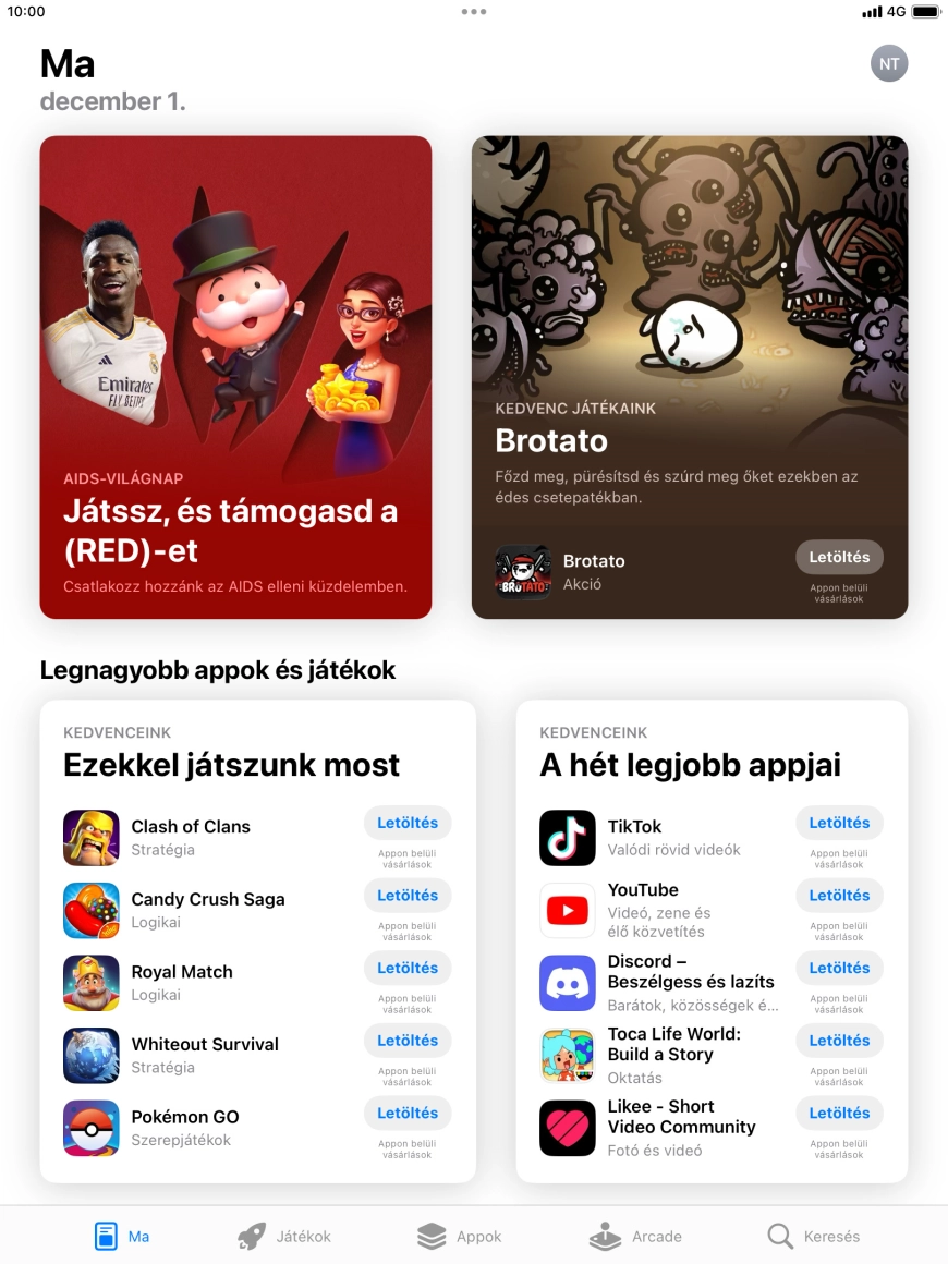 Válaszd a Keresés lehetőséget.