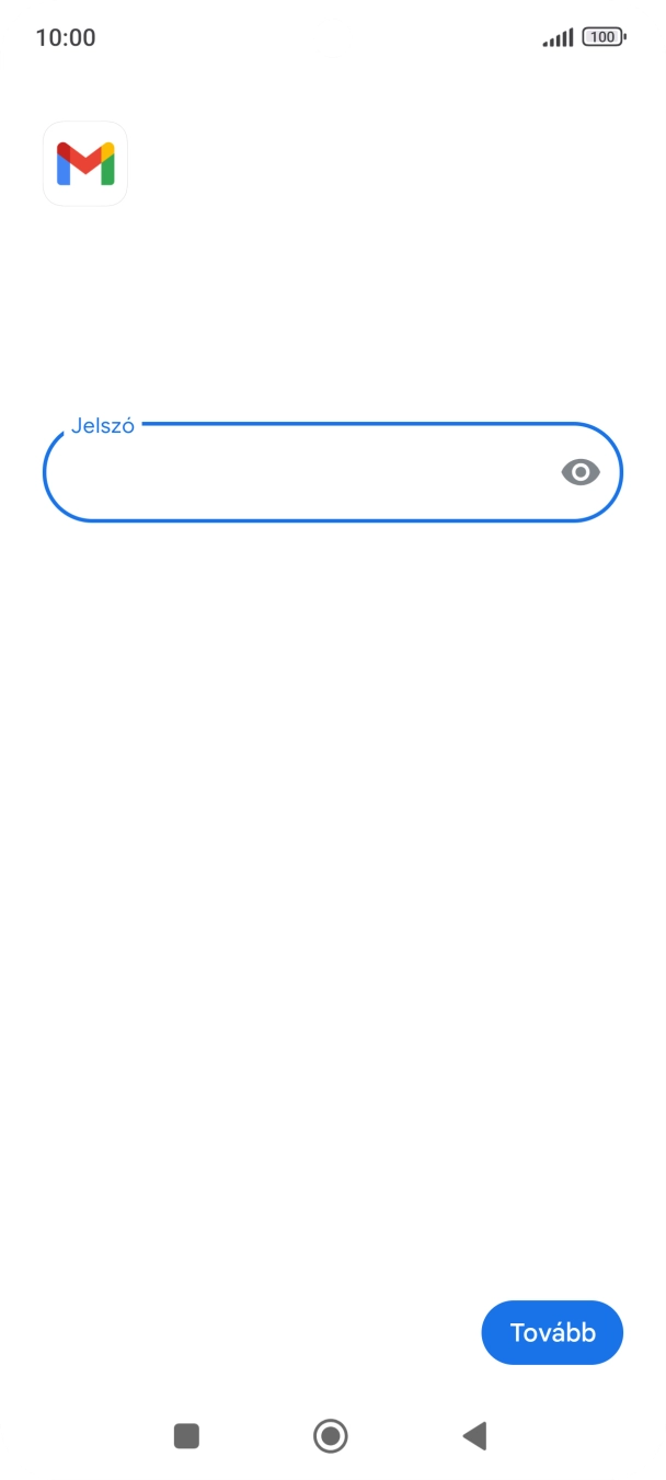 Válaszd a Tovább lehetőséget.