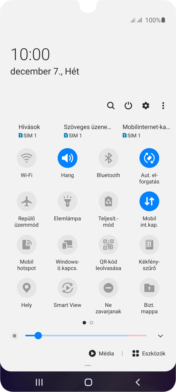 Kattints a beállítások ikonra. Kattints a beállítások ikonra.