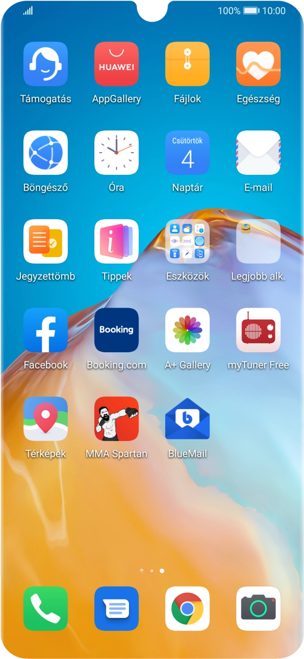 Válaszd az Eszközök lehetőséget.