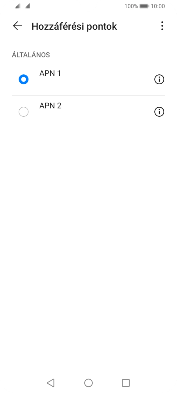 Kattints a kívánt adatkapcsolat melletti mezőre, hogy aktiváld azt. Kattints a kívánt adatkapcsolat melletti mezőre, hogy aktiváld azt.