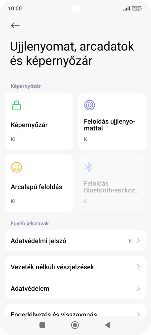 A befejezéshez, és ahhoz, hogy visszatérhess a főképernyőhöz, nyomd meg a főgombot.