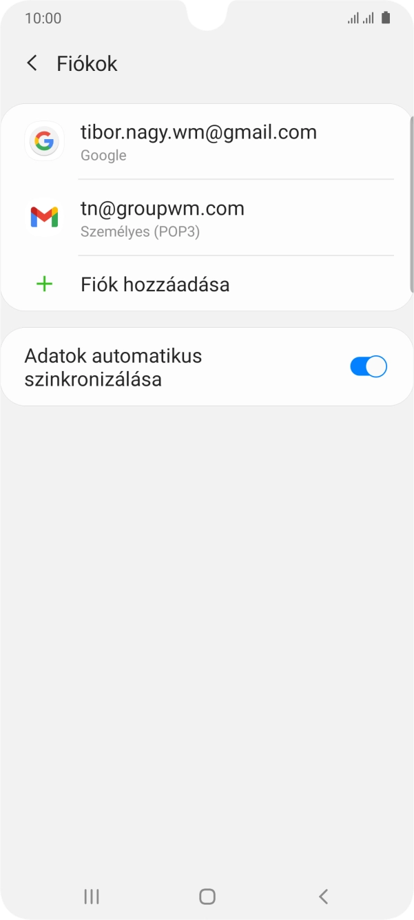 A befejezéshez, és ahhoz, hogy visszatérhess a főképernyőhöz, nyomd meg a főgombot.