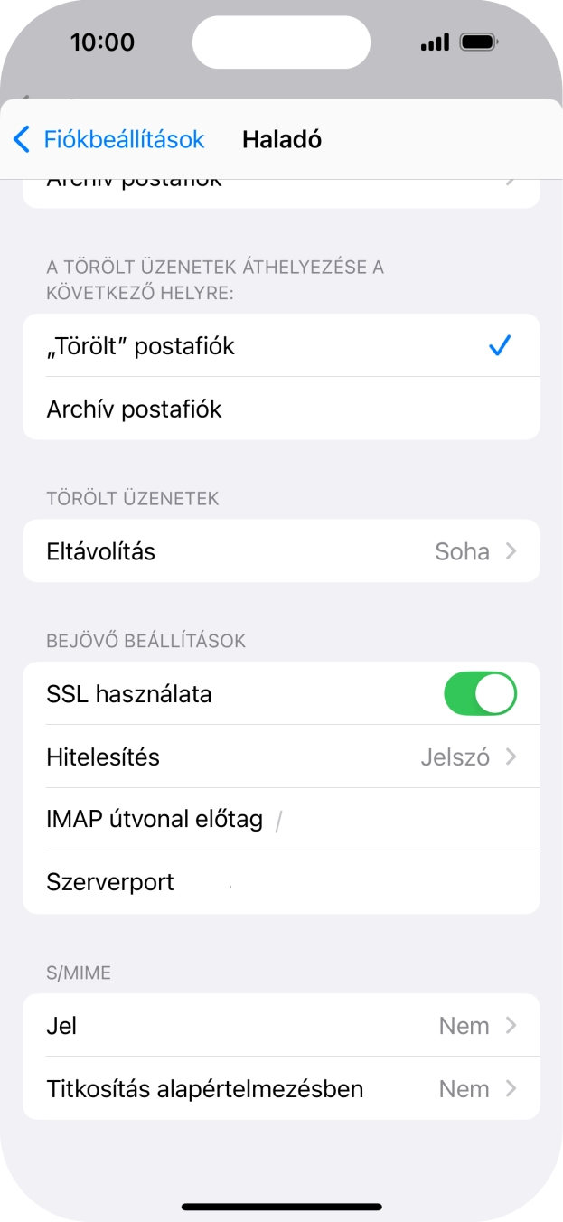 Válaszd a Hitelesítés lehetőséget.