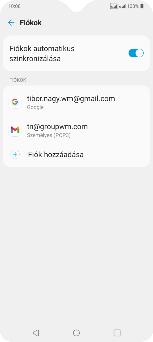 A befejezéshez, és ahhoz, hogy visszatérhess a főképernyőhöz, nyomd meg a főgombot.