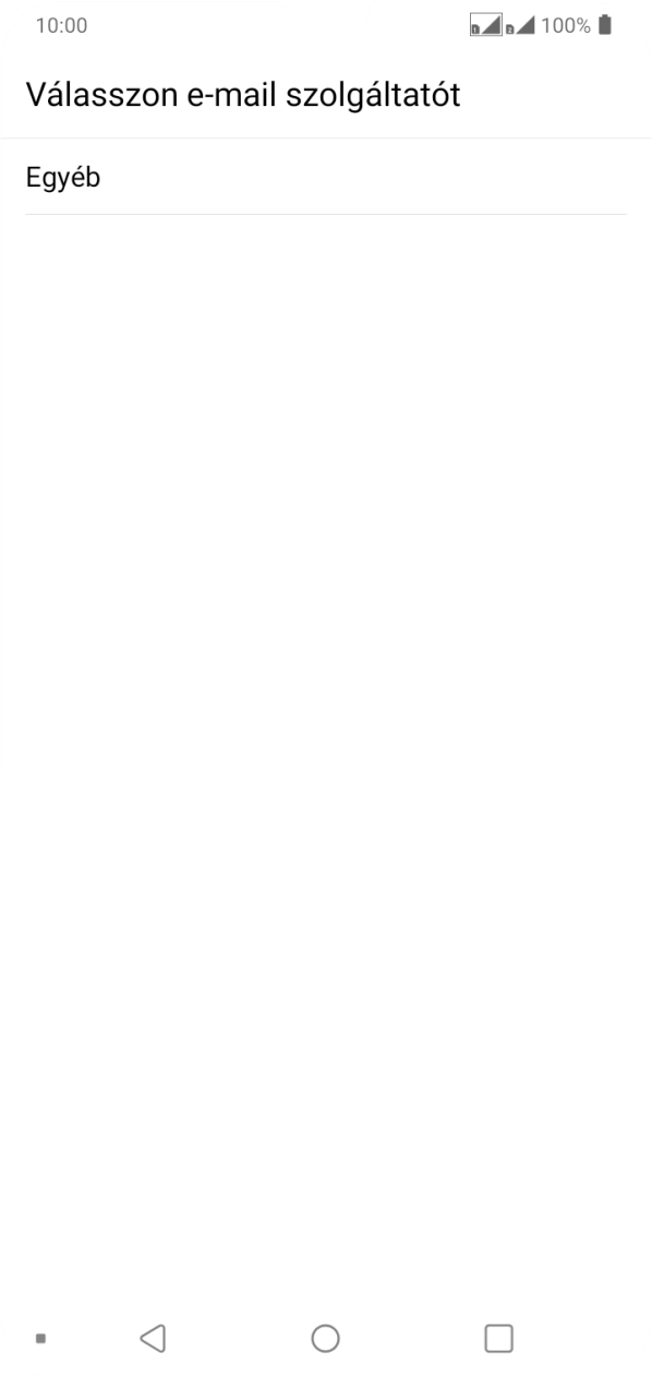 Válaszd az Egyéb lehetőséget.