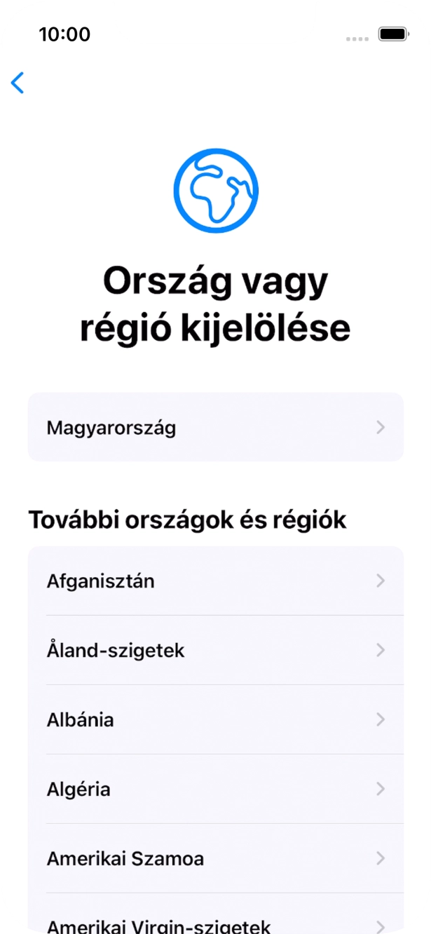 Válaszd ki a kívánt országot vagy régiót. Válaszd ki a kívánt országot vagy régiót.